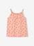 Striped Sleeveless Top with Fine Straps, for Babies rose 