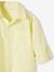 Striped Linen-Effect Shirt for Boys pastel yellow 