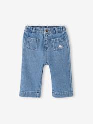 Wide Leg Denim Trousers for Babies