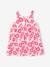 Sleeveless Dress for Babies fuchsia+PINK LIGHT ALL OVER PRINTED 