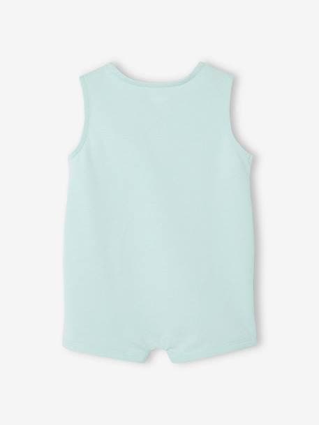 Fleece Playsuit for Babies sky blue 