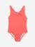 Glittery Swimsuit for Girls coral 