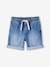 Easy-to-Slip-On Denim Bermuda Shorts for Boys double stone+stone 