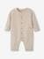 Honeycomb Jumpsuit for Newborn Babies clay beige 