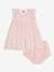 Dress + Bloomers by PETIT BATEAU pale pink 