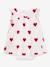 Bodysuit Dress with Heart Print by PETIT BATEAU white 