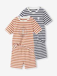 Boys-Pack of 2 Striped Pyjamas for Boys