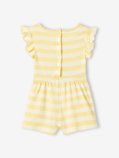 Basics Jumpsuit for Babies striped yellow 