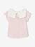 Pack of 2 T-Shirts in Organic Cotton for Newborn Babies rose 