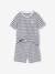 Pack of 2 Striped Pyjamas for Boys navy blue 