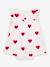 Bodysuit Dress with Heart Print by PETIT BATEAU white 