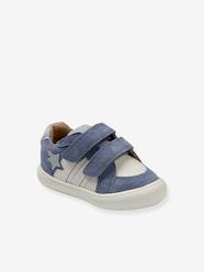 Shoes-Baby Footwear-Hook-&-Loop Trainers in Leather for Babies