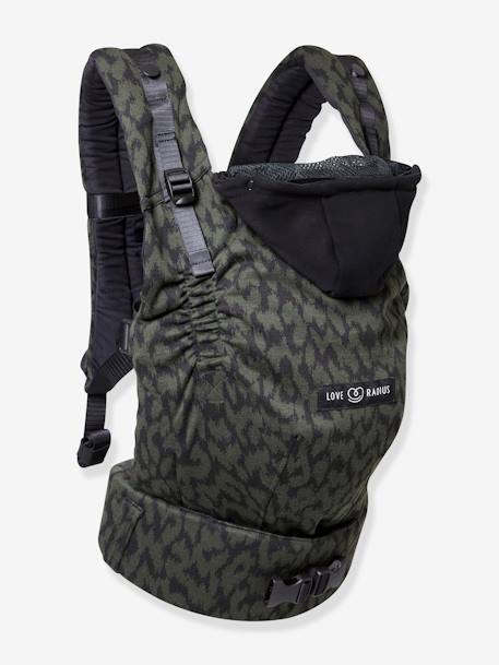 Physiological Baby Carrier, HoodieCarrier 2 by LOVE RADIUS black+grey+printed black 