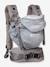 Physiological Baby Carrier, HoodieCarrier 2 by LOVE RADIUS black+grey+printed black 