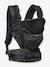 Physiological Baby Carrier, HoodieCarrier 2 by LOVE RADIUS black+grey+printed black 