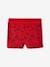 Pack of 2 Swim Shorts for Boys printed red 