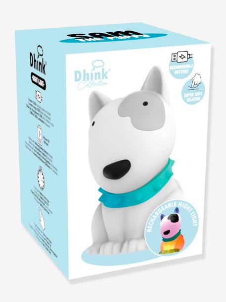 Soft Rechargeable Night Light, Sam the Dog - DHINK KONTIKI white 