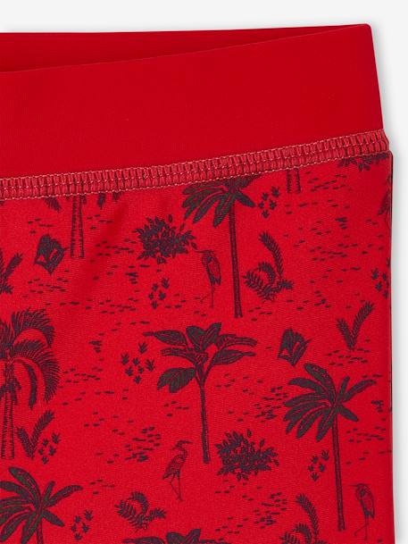 Pack of 2 Swim Shorts for Boys printed red 