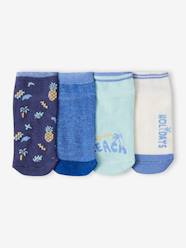 Boys-Underwear-Socks-Pack of 4 Pairs of "Holidays" Trainer Socks for Boys