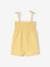 Smocked Jumpsuit with Straps for Babies pale yellow 