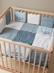 Nursery-Cotton Gauze Cot/Playpen Bumper, INDIA