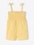 Smocked Jumpsuit with Straps for Babies pale yellow 