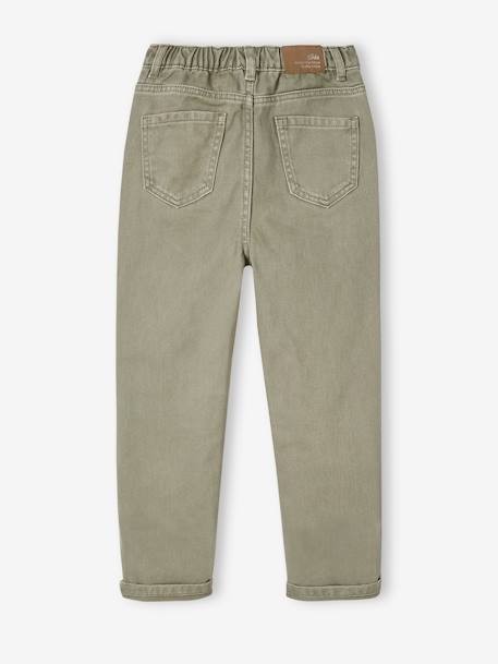 NARROW Hip MorphologiK Trousers for Girls khaki+peach 