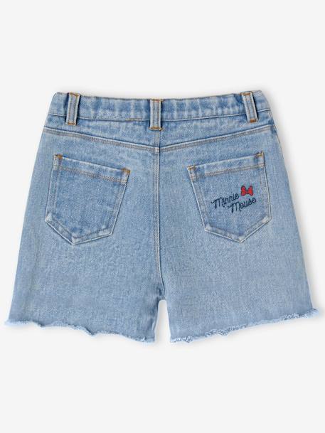 Minnie Mouse Shorts in Embroidered Denim for Girls, by Disney® brut denim 