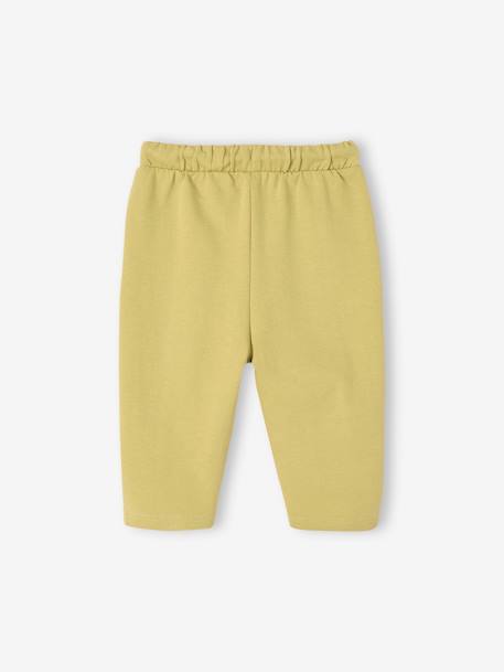 Fleece Trousers, Elasticated Waistband, for Babies yellow 