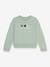 Heart Sweatshirt for Girls by PETIT BATEAU green 