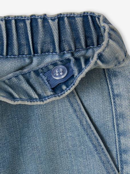 Indestructible Cropped Denim Trousers, Roll-Up into Bermudas for Boys double stone 