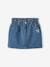 Denim Paperbag Skirt for Girls stone 