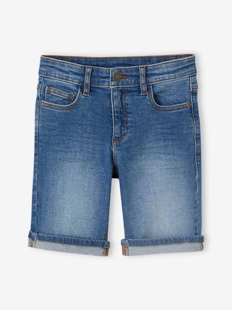 Basics Bermuda Shorts in Denim for Boys double stone+stone 