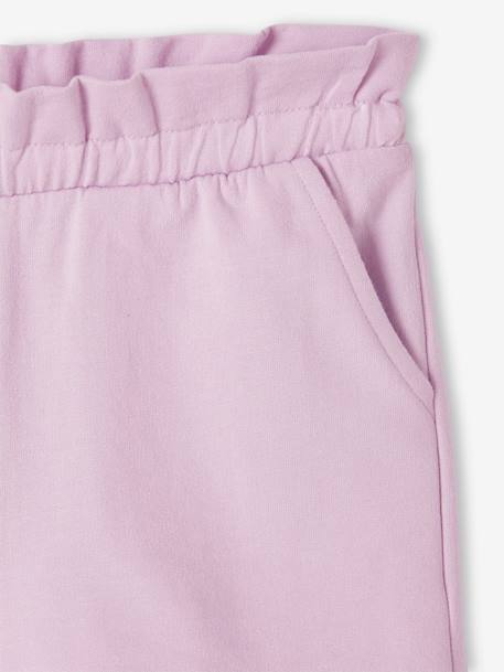 Pack of 2 Pairs of Shorts for Girls apricot+mauve+sweet pink 