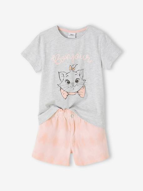 Marie of The Aristocats T-Shirt + Shorts Combo by Disney® for Girls pale pink 