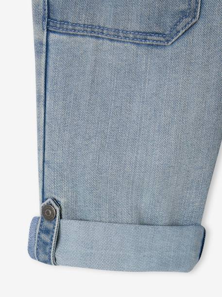 Indestructible Cropped Denim Trousers, Roll-Up into Bermudas for Boys double stone 