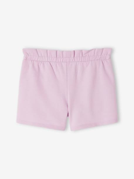 Pack of 2 Pairs of Shorts for Girls apricot+mauve+sweet pink 