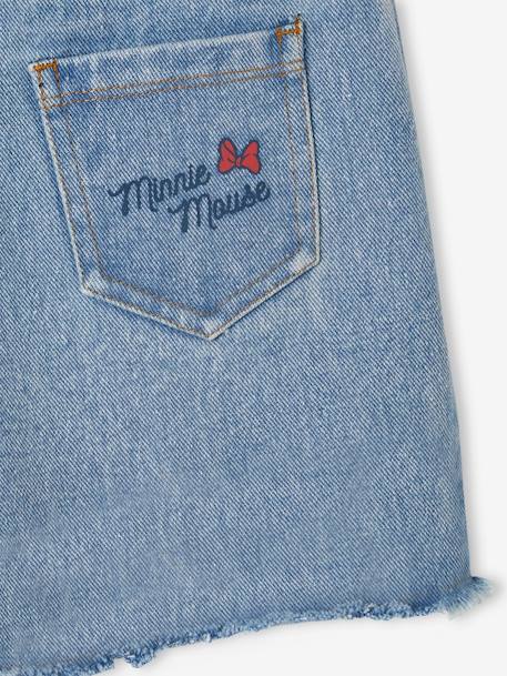 Minnie Mouse Shorts in Embroidered Denim for Girls, by Disney® brut denim 