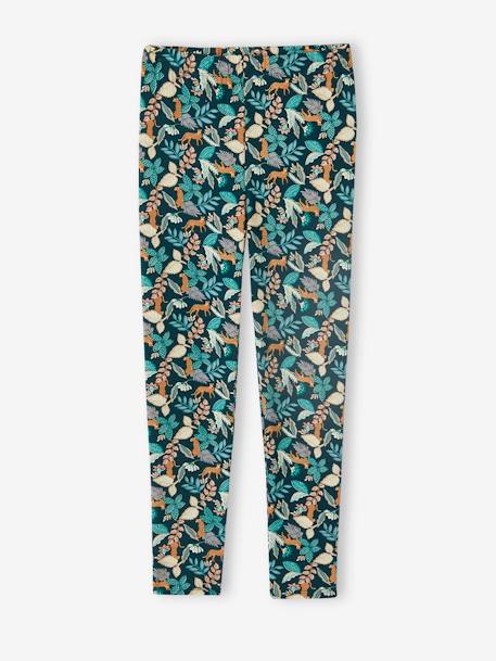 Printed Leggings for Girls beige+green+printed blue+rosy 