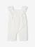 Occasion Wear Embroidered Jumpsuit for Babies ecru 