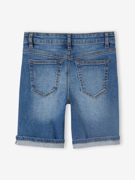 Basics Bermuda Shorts in Denim for Boys double stone+stone 