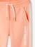 Joggers with Side Stripes for Girls coral 