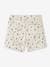 Floral Shorts for Girls ecru 