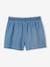 Easy-to-Put-On Light Denim Shorts, for Girls stone 