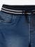 Bermuda Shorts in Denim-Effect Fleece for Boys, Easy to Put On double stone+stone 