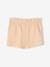 Pack of 2 Pairs of Shorts for Girls apricot+mauve+sweet pink 