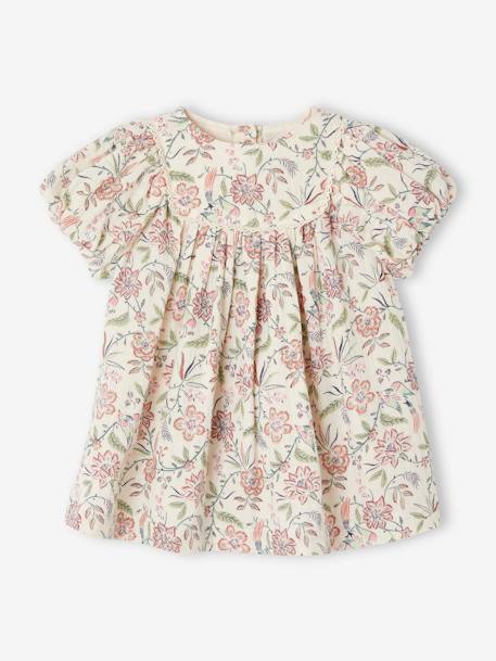 Cotton Gauze Dress & Headband for Babies, Mother's Day Capsule Collection vanilla 