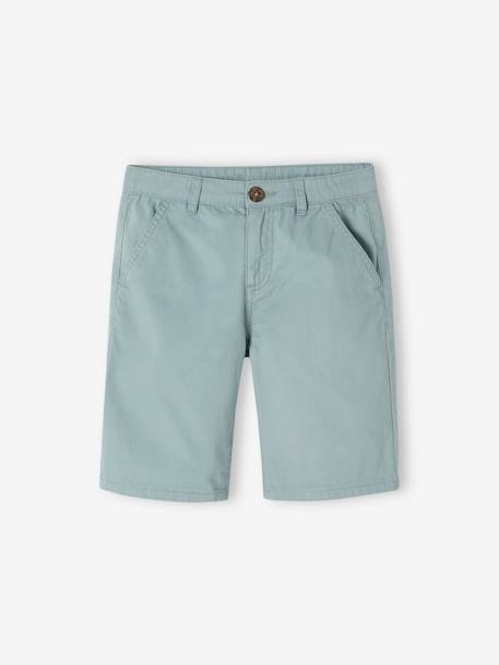 Chino Bermuda Shorts for Boys beige+BLUE MEDIUM SOLID WITH DESIGN+green+grey blue+red 