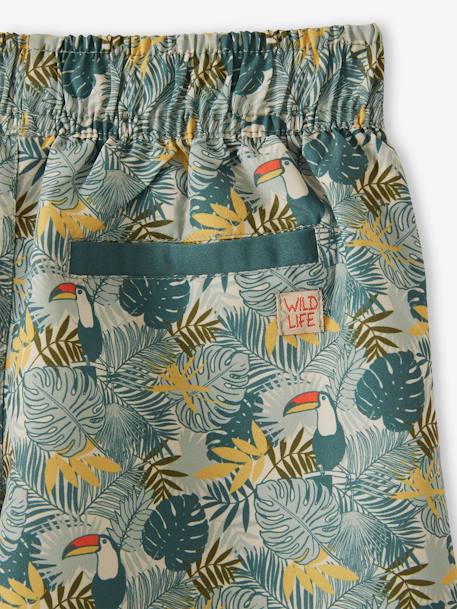 Printed Swim Shorts for Boys printed green 