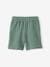 Cotton Gauze Shorts for Boys electric blue+green 